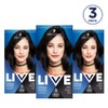 LIVE Schwarzkopf Live Intense Colour Black Hair Dye, 3-Pack Permanent