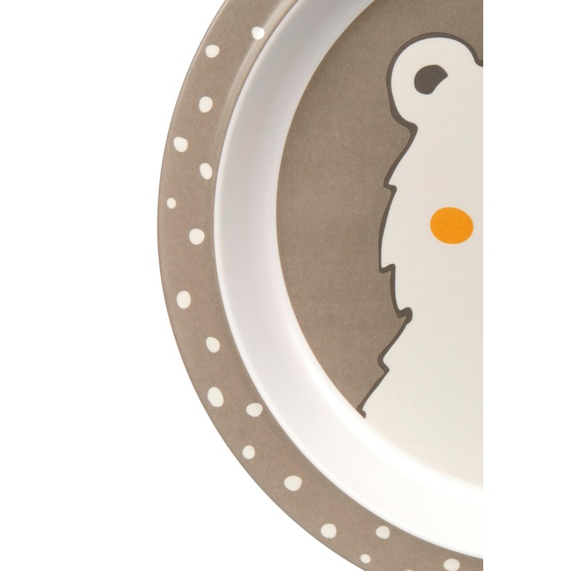 SIGIKID HoniBoni Bear rPET Plate, Brown, One Size, Brown