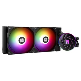 Thermalright Aqua Elite 240 ARGB V4 CPU Water Cooler, with Double PWM Fans, 1550RPM Speed,for AMD/AM4/AM5& Intel LGA1150/1151/1155/1156/1200/2011/1700/1851(AE240 ARGB V4)