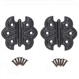 Oil Rubbed Bronze Plated Butterfly Hinge | Pack of 2 | Cabinet, Cupboard Door, Box Furniture Hardware | UA-260-HOB (1)