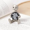 PEUTIER Cute Robot Statue, Funny Robot Statue Decor Cute Tiny