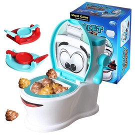 TLHWIN Kack Shooting Game Toy, Funny Family Party Toilet Games, Toilet Creative Toy for Children, Practical Joke Toy Gifts for Children