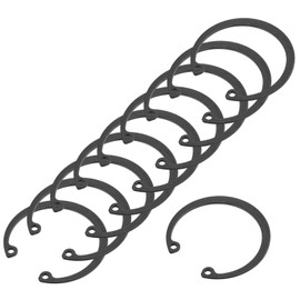 PATIKIL 10 Pcs Internal Retaining Rings, 48mm C-Clip Snap Ring 65 Manganese Steel Internal Retaining Circlip Snap for Automotive Grooved Shafts Stud