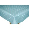 Karina Home Polka Dotty PVC Wipe Clean Tablecloth Vinyl (Duck