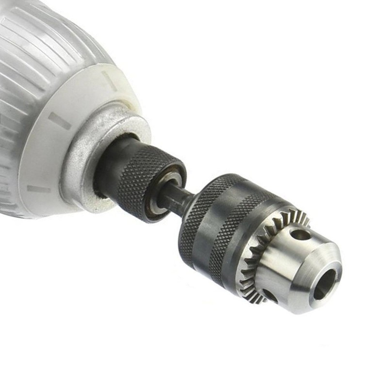 Eyech 0.6-6.5mm Capacity Drill Chuck 1/4 Inch Hex Shank Drill