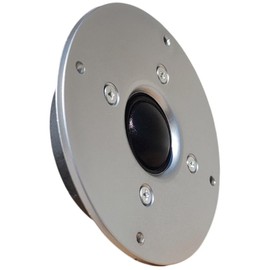 MASTER AUDIO 1 RSQ802/2 Dome Tweeter Dome Driver 100 Watt RMS 200 Watt Max 10.00 cm 100 mm 4 Inch Impedance 8 Ohm 25 mm Coil Ultra Slim Silver, Pack of 1