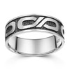MATERIA by Matthias Wagner Infinity Ring 925 Silver for Men