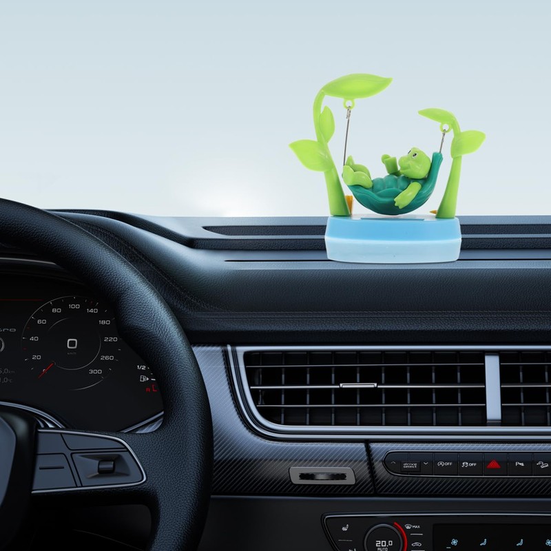 Totority Solar Powered Swinging Turtle Dashboard Ornament - Creative Shaking