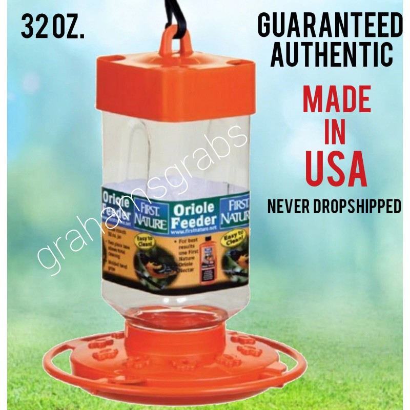 FIRST NATURE ORIOLE FEEDER 32 OZ WIDE MOUTH #3088 EASY