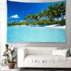 YISURE Ocean Tapestry Wall Hanging Sea Beach 108 x 80