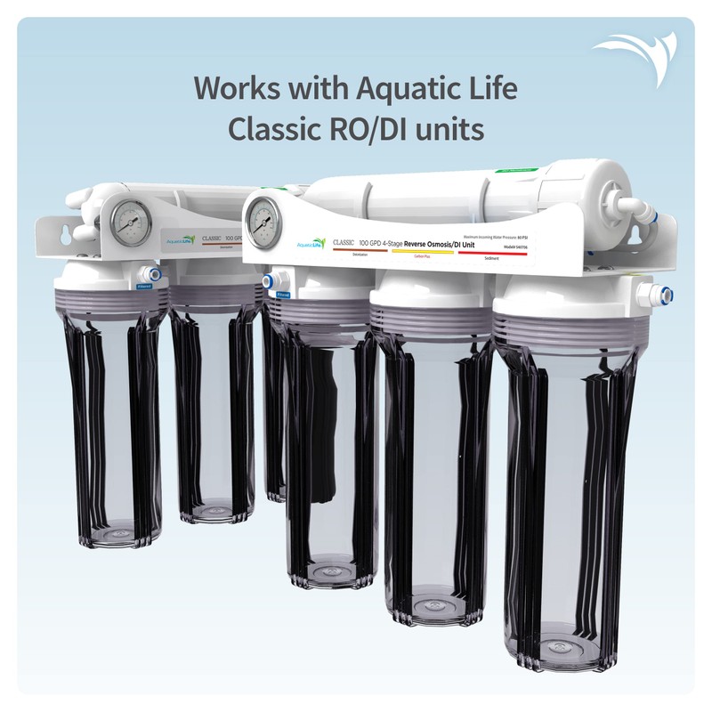 Aquatic Life Reverse Osmosis 10” Replacement Filter Cartridges Kit (Carbon