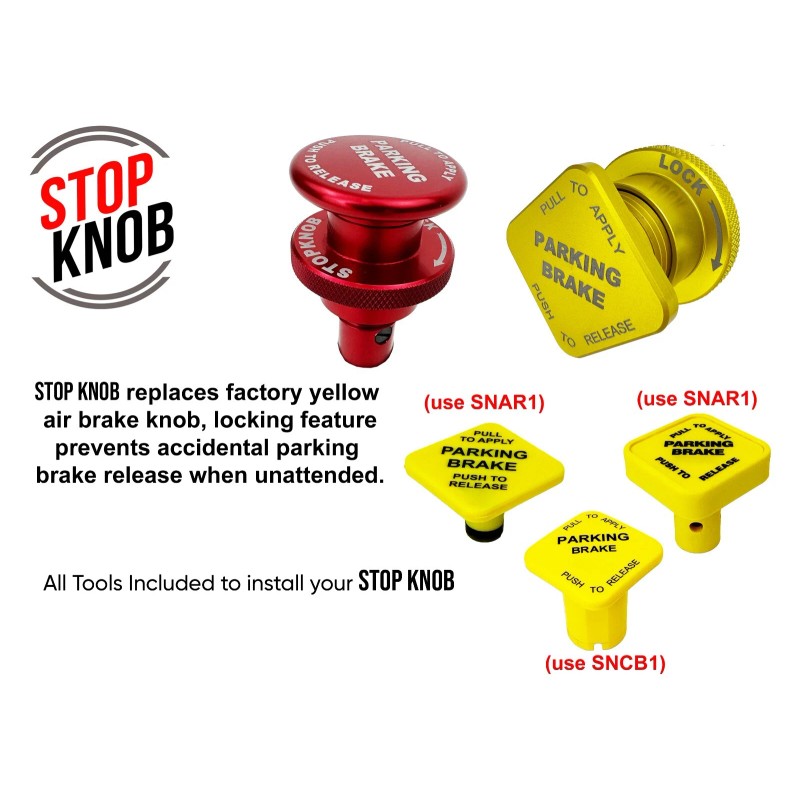 Stop Knob Safety Air Brake Knob & Lock for Class
