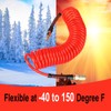 Keepro Polyurethane Recoil Air Hose, 1/4 Inch ID By 25