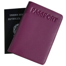 Genuine Leather Travel Document Organizer - Premium Craftsmanship, Holds Passport, Cards, ID, Boarding Pass