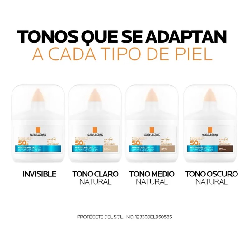 La Roche-Posay Anthelios UV AIR FPS 50+, Protector Solar Tono