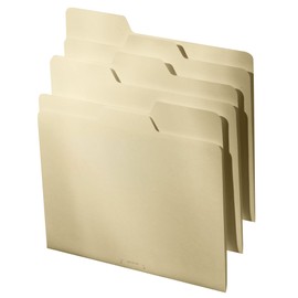 Find It All Tab File Folders Letter Size Third Cut, 9 Folders per Pack, Manila (FT07057)