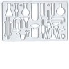 Major Brushes Chemistry Template Stencil