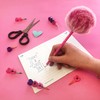 Tinc Cute Fluffy Pom Pom Pen Party Bag School Supplies