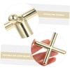 NOLITOY 3Pcs Delicate Billiard Bridge Rust Snooker Cue Accessory Portable
