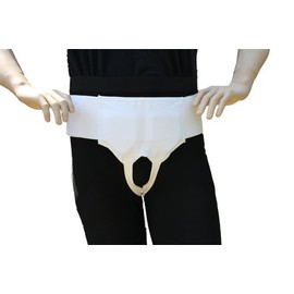 Alpha Medical Flat Inguinal Hernia Aid Belt Hernia Guard Men or Women Single or Double L8310 (X-Large)