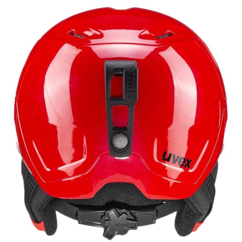 uvex Heyya Unisex Youth Ski Helmet, Fire Red, 46-50 cm