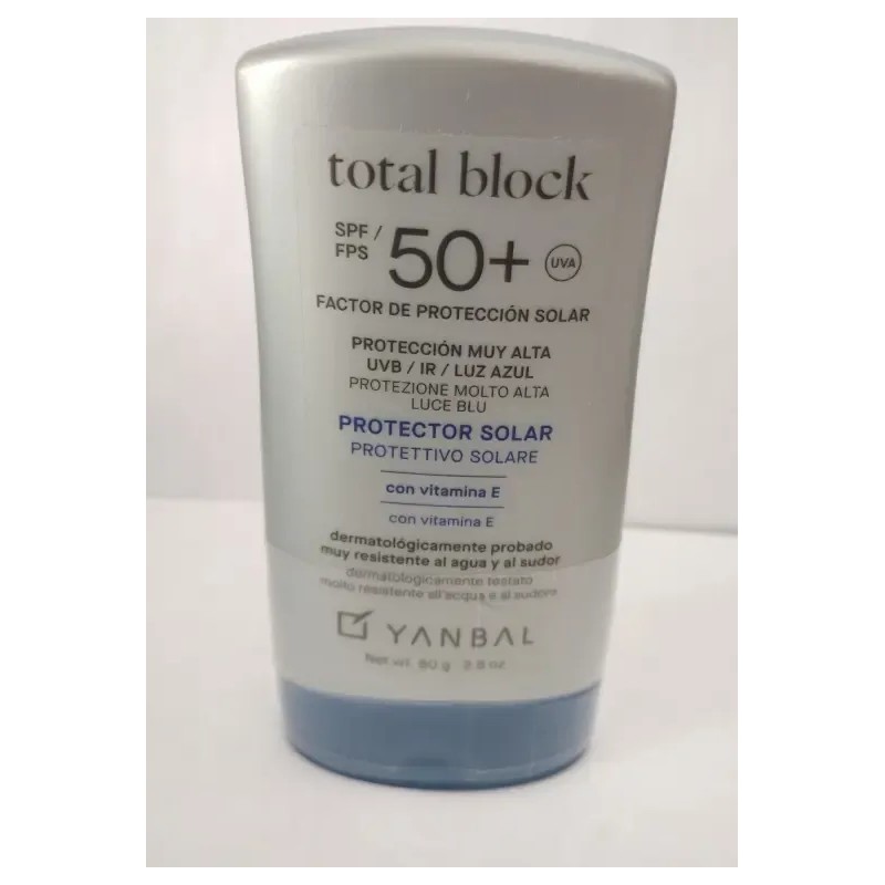 Bloqueador Solar Fps50+ Total Block Yanbal 80g