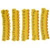 100Pcs TPU Pig Cow Ear Tag with Number 001‑100 Ear