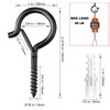 PlusRoc 60 Pack Christmas Light Hooks for Outdoor Seasonal Lighting