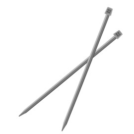 Vogueing Tool Single Pointed Knitting Needles 2Pcs/Set 35CM Long Knitting Needles Sets Aluminium Classic Knitting Pins for Handmade Weave DIY Tools(10MM)