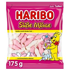HARIBO Candy | HARIBO Sweet Mice | HARIBO Gummies | HARIBO Gummi Candy | 6,1 Ounce Total