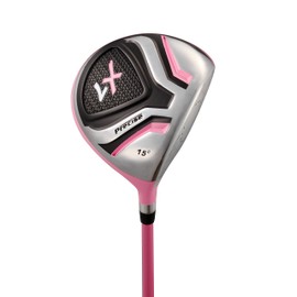 Precise X7 Junior Complete Golf Club Set for Children Kids - 3 Age Groups Boys & Girls - Right Hand & Left Hand! (Pink Ages 6-8, Right Hand)