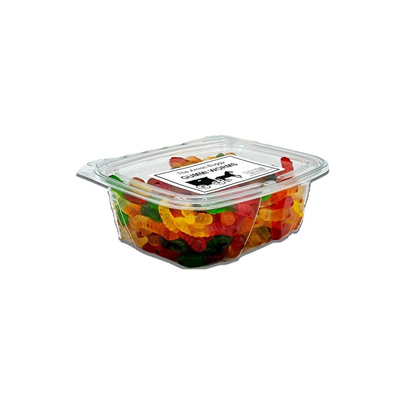 Packaged Premium Candy - 2 Pack (Mini Gummi Worms Natural