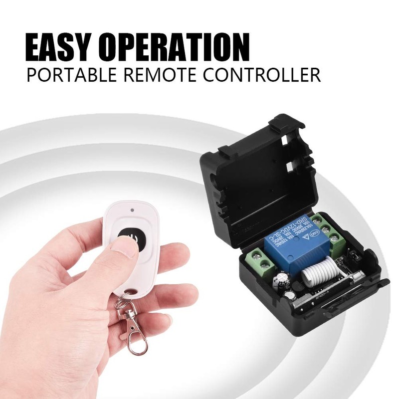 Relay Remote Control Kit, 12V 315MHz RF Remote Control Switch