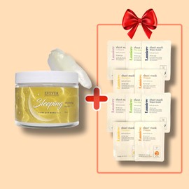 Eveever Sleeping Whitening Mask Pack Sleeping Whitening + Sheet Pack 10 sheets / 이브에버 슬리핑 화이트닝 마스크팩 슬리핑화이트닝+시트팩10매