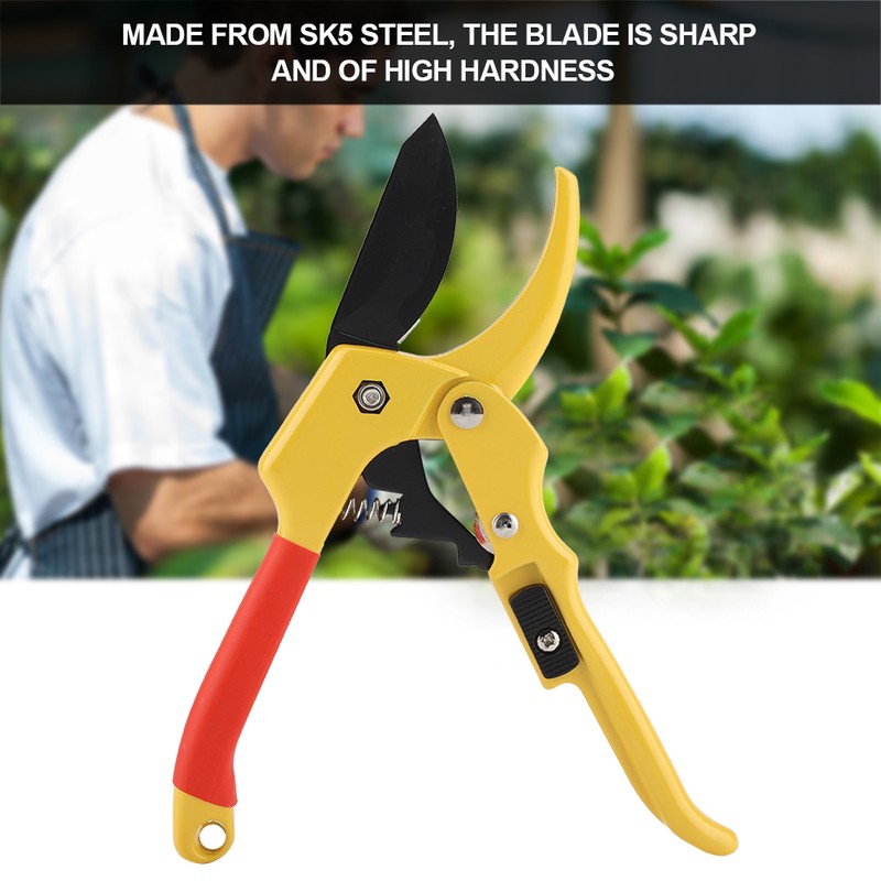 Garden Pruning Shear Labor saving Scissors Fruit Tree Bonsai Grafting