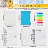 2 Sets A6 6 Holes Binder Refill Value, Clear PVC