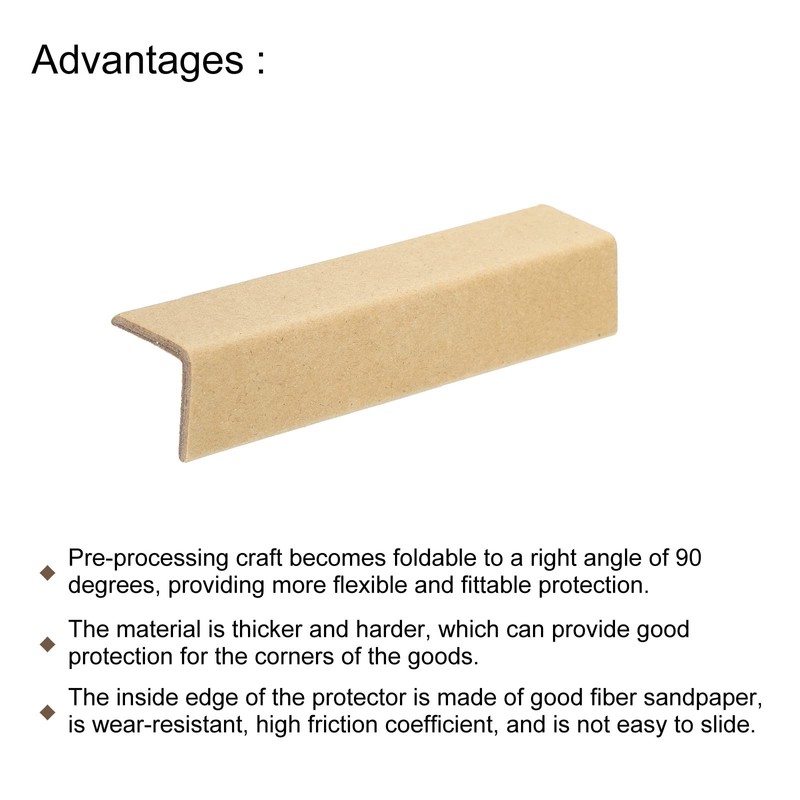 PATIKIL Adjustable Cardboard Corner Protector Package Frame Protectors L Shape