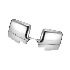 Hihaha Pair Car Exterior Chrome Plated Power Full Mirror Cover Cap for Ford F150 2004 2005 2006 2007 2008 Replacement Durable Material