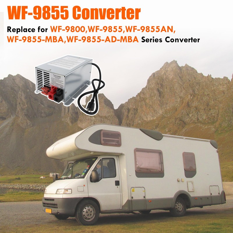 SHUNTALL RV Charger Power Converter 55 Amp Compatible with RV