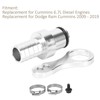 Coolant Bypass Hose Barb Adapter Kit Replacement for Dodge Ram