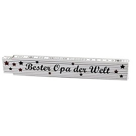 Ruler "Bester Opa der Welt" - Gift - Grandfather for Birthday or Christmas