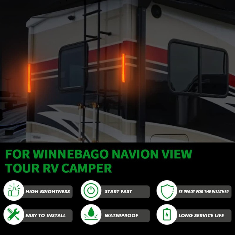 Alpha Rider 2PCS For Winnebago Navion View Tour RV Camper