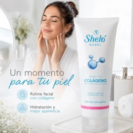 Crema Facial Antiarrugas Sheló Nabel Colágeno Elasticidad Piel Mixta                                                                                  