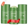 Clean 3PCS Green Tea Mask Sticks Facial Cleansing Oil Acne