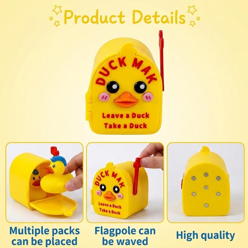 4-Piece Set Duck Mailboxes Made,Cruise Duck Mailbox
