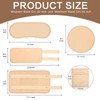 6 Pcs Castor Oil Pack Wrap Organic Cotton for Liver