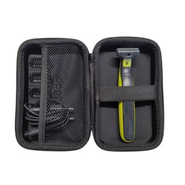 Protective Case Hard Case for One Blade Razor External Dimensions 180 x 100 x 60 mm Inner Dimensions 175 x 95 x 58 mm Shock Protection Integrated Mesh and Elastic Band Black (L)