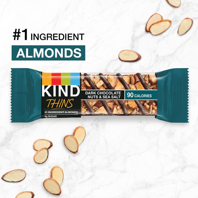 KIND THINS Dark Chocolate Nuts & Sea Salt Bars (Now