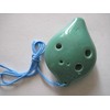 Ceramic Ocarina Soprano C Cute apple green color - Easy