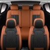 MINGBRON Leather Car Seat Covers,Car Seat Protector Waterproof,Seat Covers Full